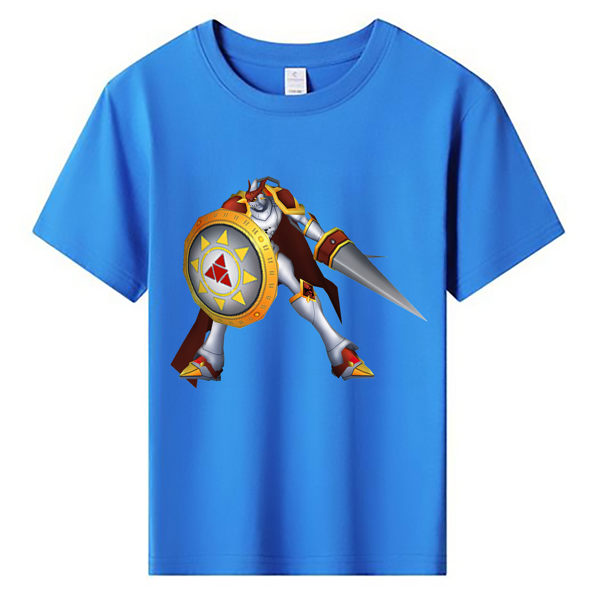 （画像用） Digimon デジタルモンスター/デジモン 綿100％キッズTシャツ（フロントプリント）
